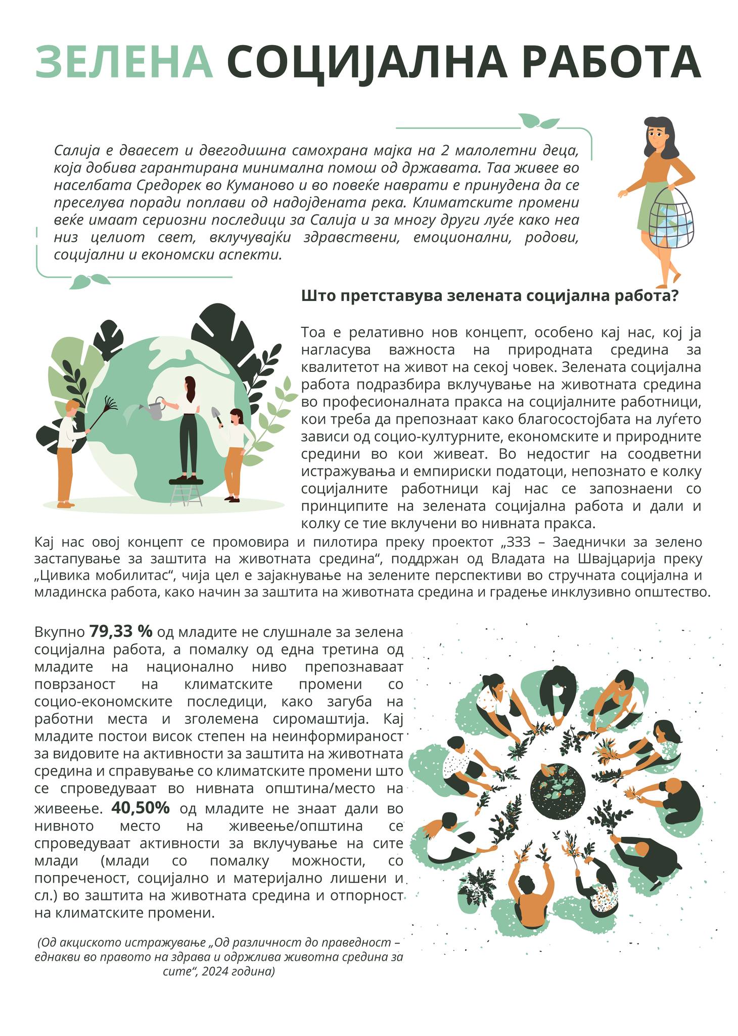 Зелена социјална работа: нов пристап за справување со климатските и социјалните предизвици